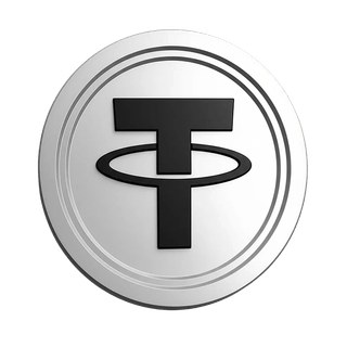 Panduan trading pemula menampilkan grafis stablecoin Tether USDT