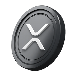 Koin XRP Ripple dalam elemen grafis yang ditampilkan di panduan kripto untuk pemula